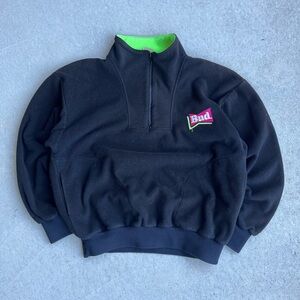 Black Zip Up Sweater for Men